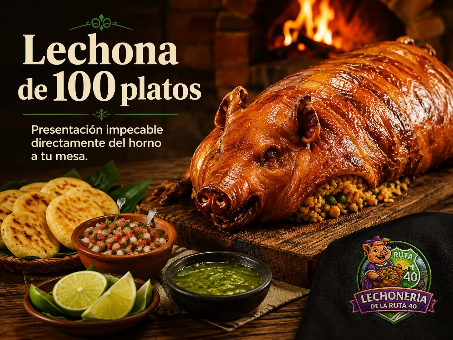 Lechona de 100 platos