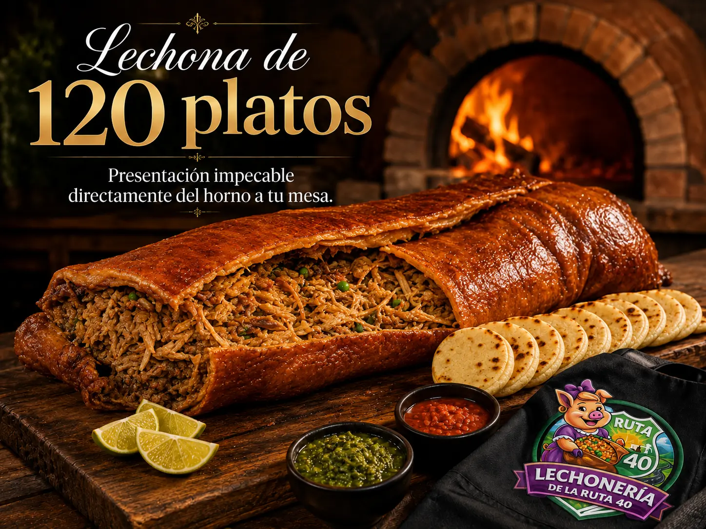 Lechona de 120 platos